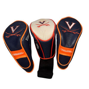 University of Virginia cavaliers 3 golf club covers iron wood